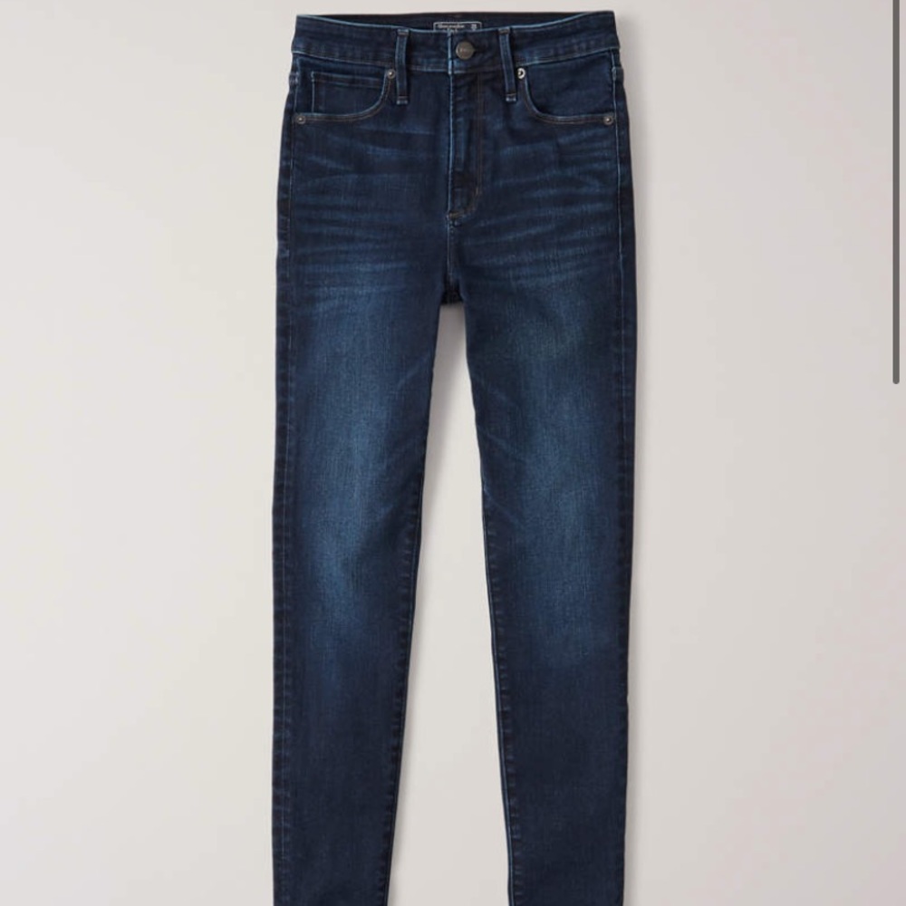 Skinny high rise jeans